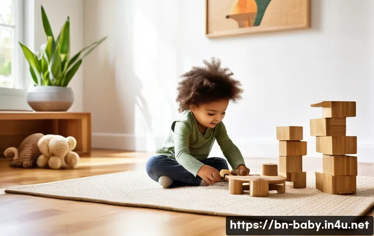 아기와 친환경 용품 활용 관련 이미지 1